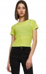 Urban Classics Áttetsző Blúz Zöld Sima Rövid L J7E