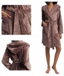 Henderson Női fürdőköpeny elegáns kényelmes Daryl 43612 rózsaszín L (43612-39X)