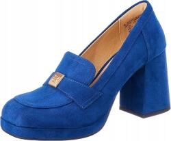 bagatt Kék Velúr Talpú Cipő 37 J6C Díszítéssel (D12-AEF)