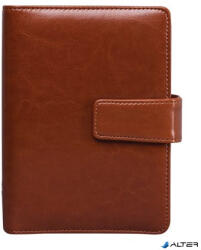 SATURNUS Kalendárium, gyűrűs, betétlapokkal, "S", műbőr, SATURNUS, "223", barna (26SS223-001)