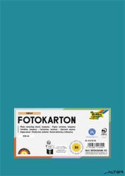 FOLIA Dekorkarton, 2 oldalas, A4, 300 g, 50 lap, FOLIA, türkiz (614/50 38) - alter