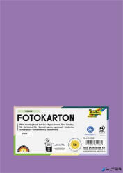 FOLIA Dekorkarton, 2 oldalas, A4, 300 g, 50 lap, FOLIA, sötét orgonalila (614/50 28) - alter