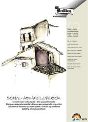 FOLIA Akvarell tömb, A4, 150 g, 10 lap, durva, FOLIA (8354) - alter