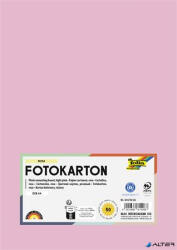 FOLIA Dekorkarton, 2 oldalas, A4, 300 g, 50 lap, FOLIA, halvány rózsaszín (614/50 26) - alter