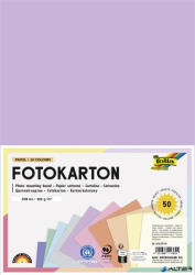 FOLIA Dekorkarton, 2 oldalas, A4, 300 g, 10x5 lap, FOLIA, „Pastel, vegyes színek (614/5095) - alter