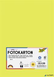 FOLIA Dekorkarton, 2 oldalas, A4, 300 g, 50 lap, FOLIA, limesárga (614/50 49) - alter