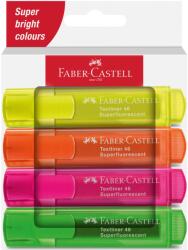 Faber-Castell 1546 szuper fluoreszkáló szövegkiemelő, 4 db (FC254644)