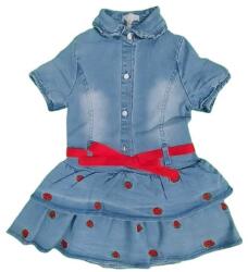 Loleta Ruha lányoknak farmer Loleta, kék/piros, 86 CM (MALLFASHION-9073-BRS-18)