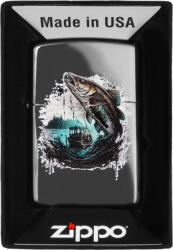 Zippo öngyújtó hal és csónak mintával 60007022