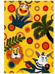 Delta Carpet Covor pentru Copii, 120 x 170 cm, Galben, Animale, Dreptunghiular, Kolibri 11141 (KOLIBRI-11141-150-1217) Covor