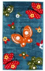 Delta Carpet Covor pentru Copii, 200 x 300 cm, Albastru, Kolibri Fluturi 11206 (KOLIBRI-11206-140-23) Covor