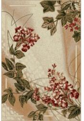 Delta Carpet Covor Dreptunghiular, 100 x 200 cm, Crem / Maro, Lotos Model Floral 1511 (LOTUS-1511-110-12) Covor