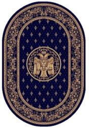 Delta Carpet Covor Bisericesc Oval, 100 x 200 cm, Albastru, Lotos 15032/810 (LOTUS-15032-810-O-12) Covor