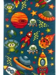 Delta Carpet Covor Dreptunghiular pentru Copii, 120 x 170 cm, Albastru, Kolibri Cosmos 11200 (KOLIBRI-11200-140-1217) Covor