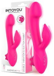 INTOYOU Magnolia Double Vibration & Suction Rabbit Pink Vibrator