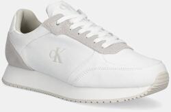 Calvin Klein Jeans sportcipő RUNNER SOCK LACEUP MG CANVAS - fehér Férfi 44