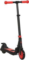 HomCom Összecsukható Elektromos Roller Gyerekeknek, 6+, Fekete és Piros vörös
