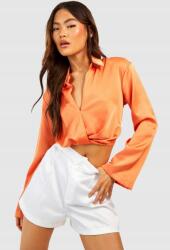 Boohoo Narancssárga Hosszú Ujjú Ing Ogo B18__XXL