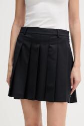 Tommy Hilfiger szoknya gyapjúkeverékből - sötétkék 40 - answear - 67 890 Ft