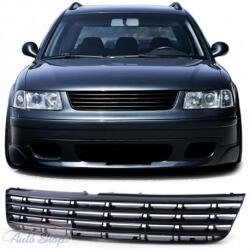  VW Volkswagen Passat B5 3B 1996-2000 fényezetlen fekete hűtőrács