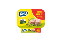 Twist tonhaltörzs olívaolajban 6x80g 480 g