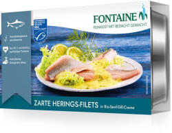 Fontaine hering bio mustáros kapormártásban 200 g