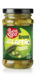 Poco Loco szeletelt zöld jalapeno paprika 225 g