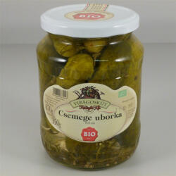 Virágoskút Biogazdaság bio csemege uborka 670 g - vitalora