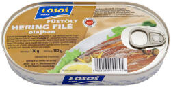 LOSOS füstölt heringfilé olajban 170 g