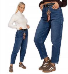 M. Sara Női farmer nadrág Balloon M. Sara magas derekú Kék Xs