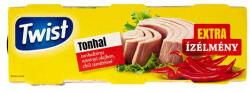 Twist tonhaltörzs növényi olajban édes chili ízesítéssel 3x80g/3x52g