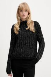 HUGO BOSS pulóver gyapjúkeverékből - fekete XS