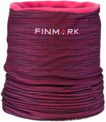 Finmark Multifunkční šátek s flísem винен, бяло (FSW-306)