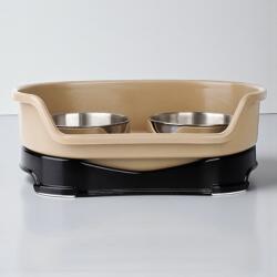 Nunbell Kisállat magasított, duplatálkás etető és itató állomás