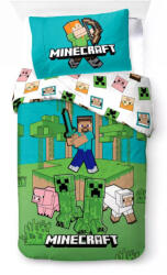 Mojang Minecraft Jungle Explore ágyneműhuzat 140×200cm, 70×90 cm