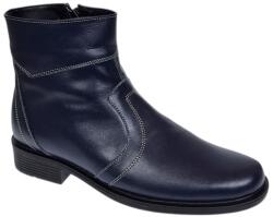 CIUCALETI Ghete barbati office elegante din piele naturala cu fermoar Bleumarin Tores, marimea 42