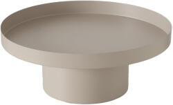 Boltze Dekorációs Fém Patera Ø 35 CM Magas 14 CM Bézs (2060436-BTE)