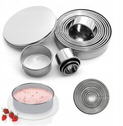  12 db Kiszúró Koło kör alakú süteménykiszúró mézeskalács keksz készítéshez (5555555)