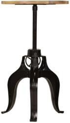vidaXL Masă de bar, lemn masiv de mango, 60 x (76-110) cm (245266)