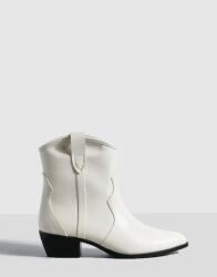 Boohoo Krémszínű Cowboy Csizma Orr Spicc Sarok Párna Hímzés Boohoo 40 (GZZ60318)