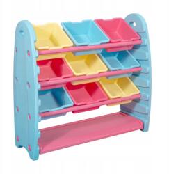 Małpiszon Játéktároló King műanyag könyvespolc a gyerekszobába (01.038.18.001)