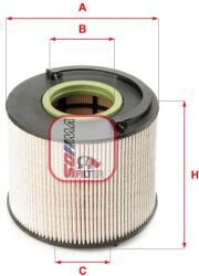 SOFIMA filtru combustibil SOFIMA S 6015 NE (S 6015 NE) - automobilus