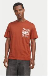 JACK & JONES Férfi póló, Jack and Jones, 304778476, Pamut, XL INTL, Barna (0000304778476_XL)