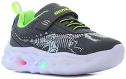 Wink - Paleo Scelet villogó szürke gyerek cipő Méret: 32 (FE41011-1GY-32)