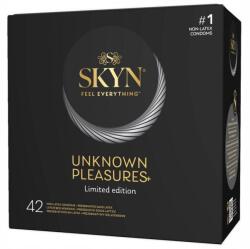 SKYN Óvszer, Skyn, Unknown Pleasures mix, poliizoprén, 53 mm, 42 db, natúr (PE-PR-SK-018)