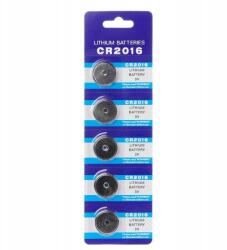 Rosfix 5 db CR2016 elem készlet, 3V, 220mAh, 20x1, 6mm (DNHJ-0D1W)