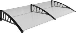 Outsunny Modern PP napellenző, 200x96x27 cm, fekete