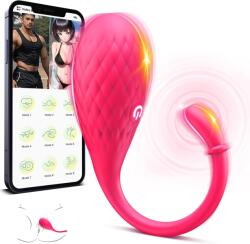 SuperLove Vibrating Wearable Bullet with App Pink