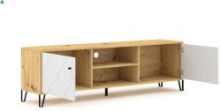  BILBAO RTV BO02 LE TV asztal kézműves tölgy/fehér színben (ACBITV20DABBCC0010)