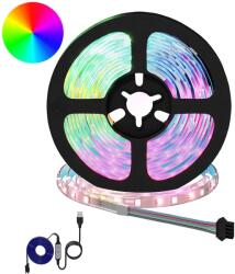 vidaXL LED szalag 4 pcs Fekete és Átlátszó 250 cm Réz és műanyag (3429090)